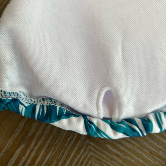 Tropical Triangle Top Bikini Bottoms Matching Romper Cover Up Swim Set Swimsuit - Picture 13 of 16